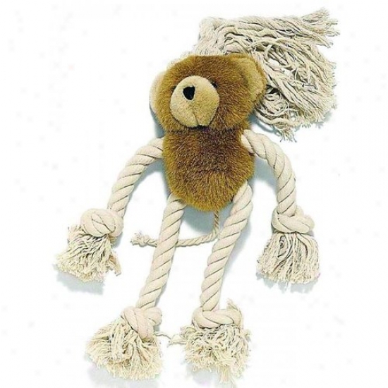 Ethical Dog 4193 Moppets Pludh&rope Dg Toh Bear