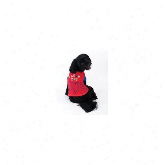 Ethiccal Pet Lucky Dog Tee In Red