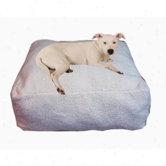 Everest Pet Cloud Sherpa Pouf Pet Bed