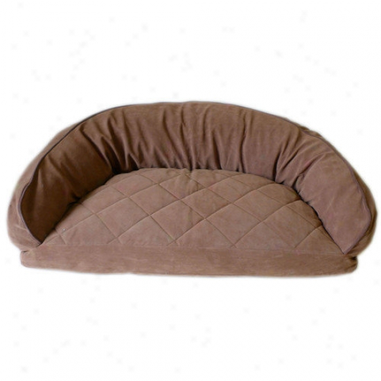 Everest Pet Diamond Quilted Semi Circle Lounge Dog Bed