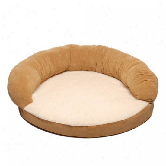 Everest Pet Ortho Sleeper Bolster Bed In Caramel
