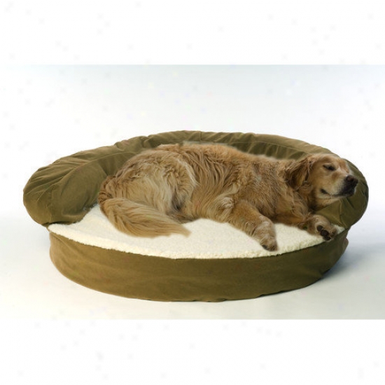 Everest Pet Ortho Sleeper Bolster Dog Bed In Sage