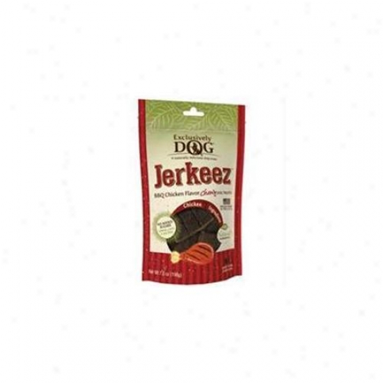 Exclusively Pet Inc - Exclusively Dog Jerkeez Chewy Dog Treats- Bbq Chicken 7 Ounce - 47000