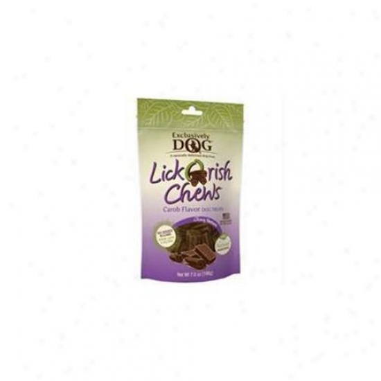 Exclusively Pet Inc - Exclusively Dog Lickorish Chews- Carob 7 Ounce - 48000