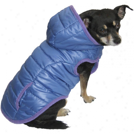 Fall/winetr Padded Dog Coat, Blue, (multiple Sizes Available)