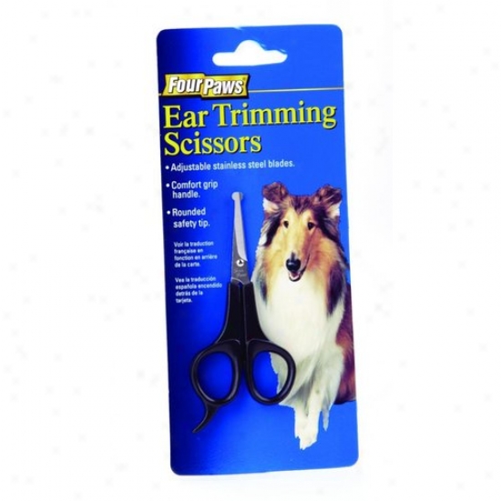 Four Paws 100202152/01866 Ear Trimming Scissors