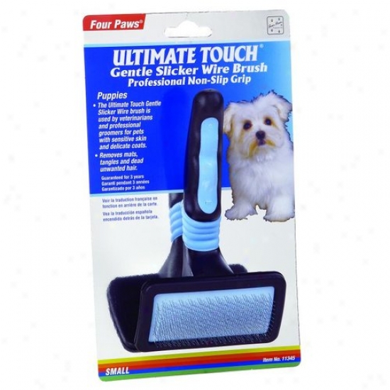 Four Paqs 100202624/11345 Ut Gntl Slicker Wire Brush Pup