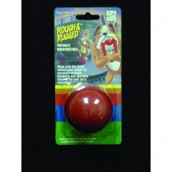 Four Paws 100203371/20025 Rough And Rugged Solid Ball