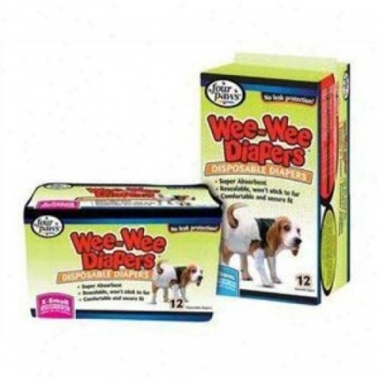Four Paws 100204284/18813 Wee Wee Diapers