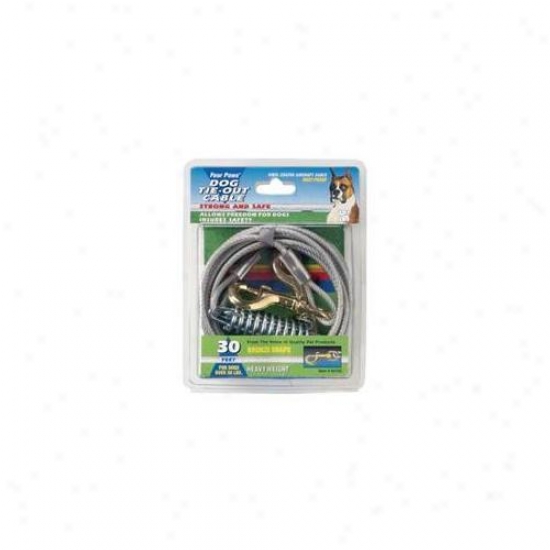 Four Paws Angry mood Products Dfp84710 Heavy Weight Tie Out Cable