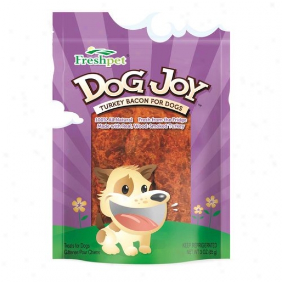 Freshpet Dog Jky Turkey Bacon For Dogs, 3 Oz