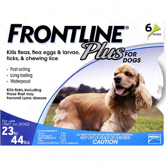 Frontline More Flea, Tick, And Lice Control For Dogs 23-44lbs, 6 Month Supply