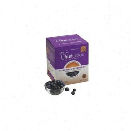 Fruitables 78836 Fruitables Pumpkin And Blueberry Mix Dog Treats -8x7 Oz