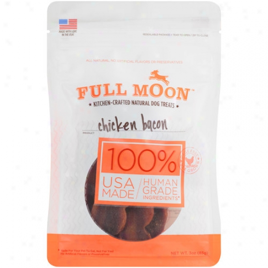 Full Moon Chicen Bacon Dog Treats, 3 Oz