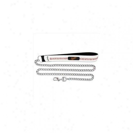 Gamewear Cll-mlb-bao-l Baltimore Orioles Lareg Basebal lLeather With 3. 5mm Chain Leazh