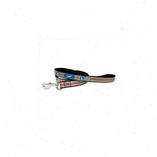 Gammewear Rnl-mlb-lod-l Los Angeles Dodgers Large Baseball Leash In Reflective