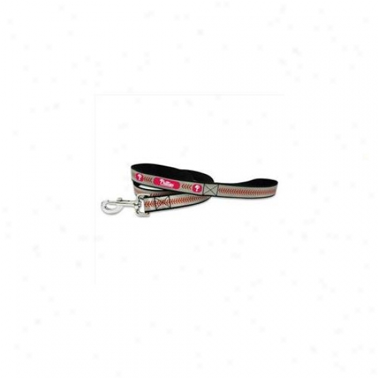 Gamewear Rnl-mlb-php-s Philadelphia Phillies Shallow Baseball Leash In Reflective