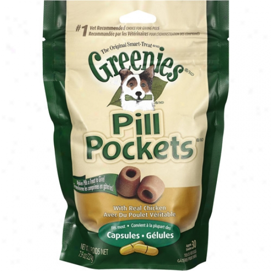 Greenies 642863045417 Pill Pockets Dog Chicken Large 7. 9oz 30pk