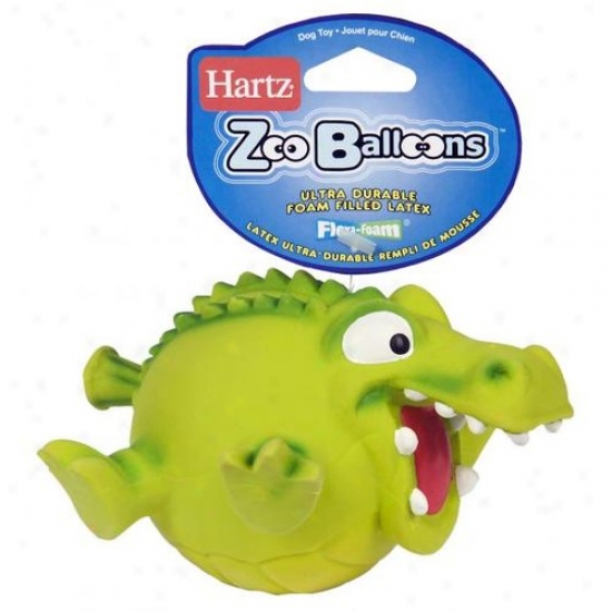 Hartz 11576 Flexa Foam Zoo Balloons Dog Toy