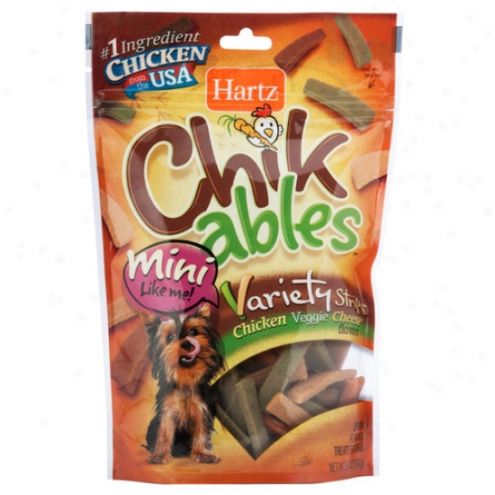 Hartz Chickables Strips For Tiny Dogs, 5.7 Oz