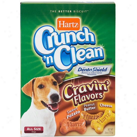 Hart zCrunch 'n Clean Biscuits For All Size Dogs, 26 Oz