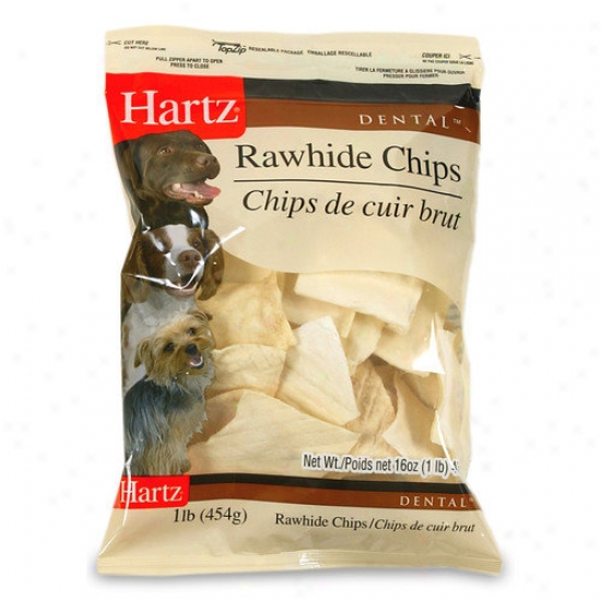 Hartz Dental Rawhide Chip For Pet Dog Treat