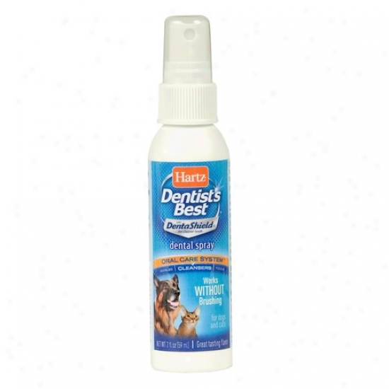 Hartz Dentist's Best Oral Care System Dental Spray For Dogs & Cats, 2 Oz
