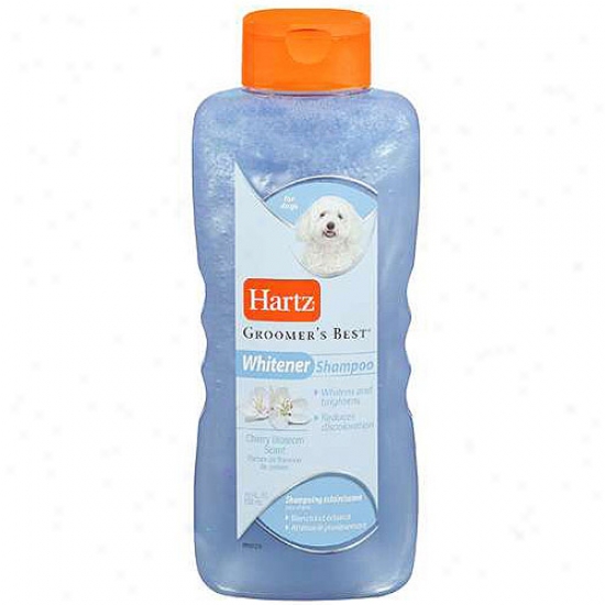 Hartz Groomer's Best: Shampoo Whitener Cherry lBossom Scent, 18 Fl Oz