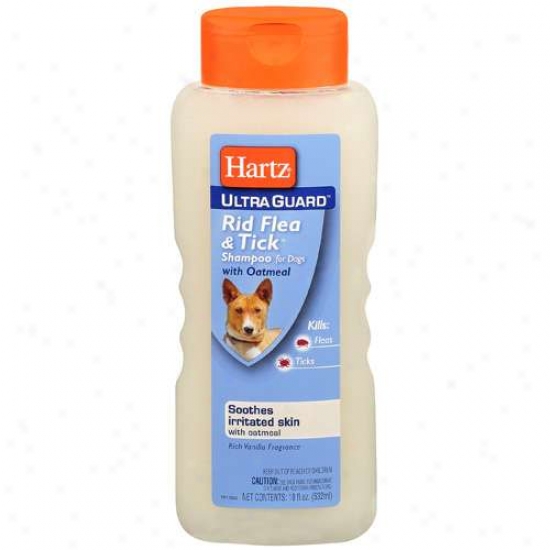 Hartz Ultraguard Oatmeal Ridflea Shampoo, 18oz