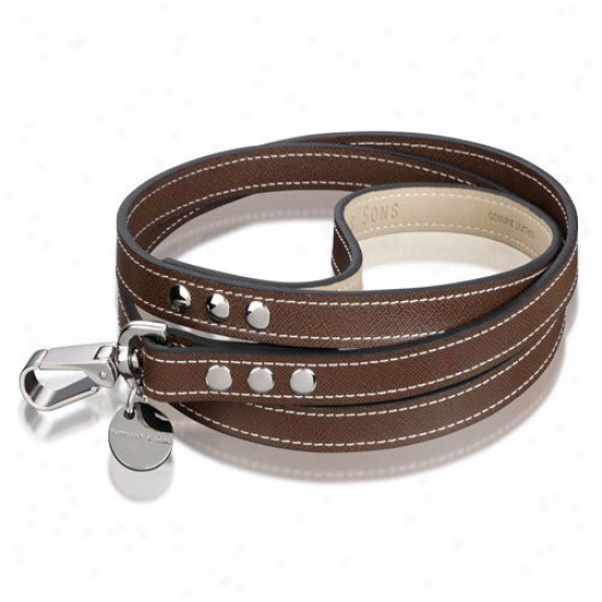 Hennessy & Sons Saffiano Handmade Leather Dog Leash