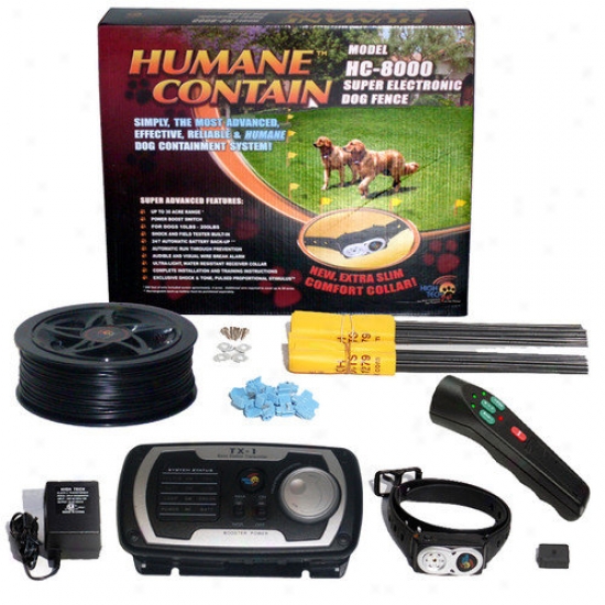 High Tech Pet Humane Contain Electronic Fence And Sonic Trainer Combo