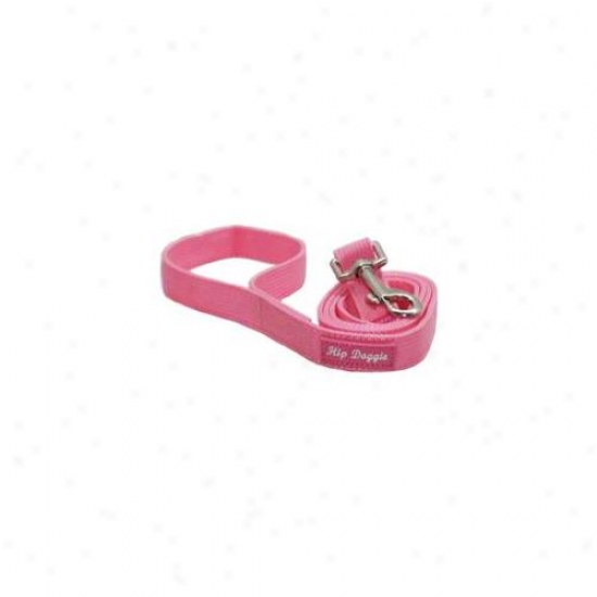 Hip Doggie Hd-6pmhpk-leash Pink Mesh Matching Leash