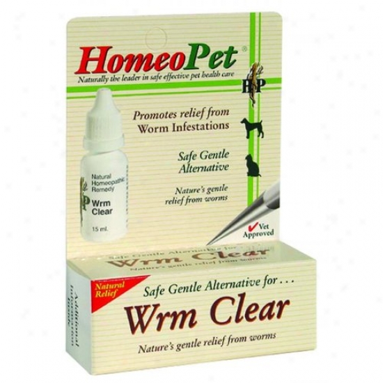 Homeopet 14714 Dog Homeopet Wrm Clear