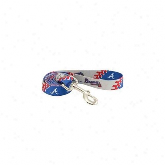 Hound Mfg Dn-311471 Atlanta Braves Dog Leash