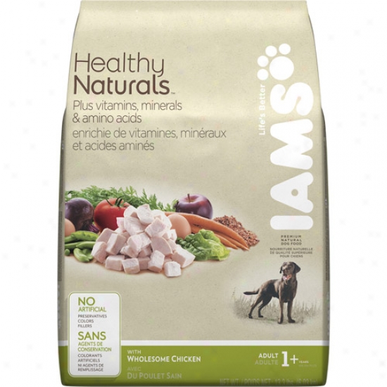 Iams Healthy Naturals Dog Fooc, Wholesome Chicken, 13.3 Lb