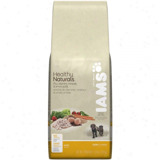 Iams Healthy Naturals Puppy Dog Food, 3.3 Lb