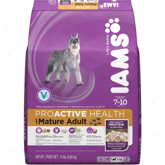 Iams Proactive Health Mature Dog Food, 15 Lb