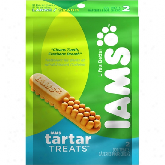 Iams Tartar Treats For Large Dogs, Muultiple Sizes Available