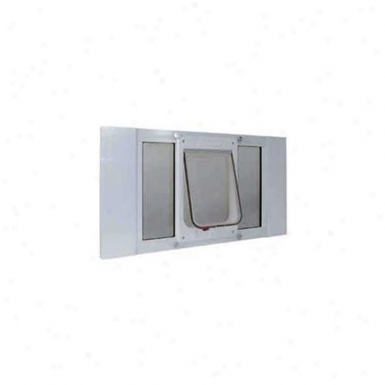 Ideal Pet Products Cfsash 27 Sash Window Cat Flap Width Adjusts From 27 Inch To 32 Inch
