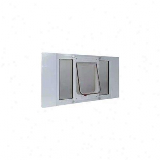Ideal Pet Products Cfsash 33 Sash Window Cat Flap Width Adjusts From 33 Inch To 38 Inch