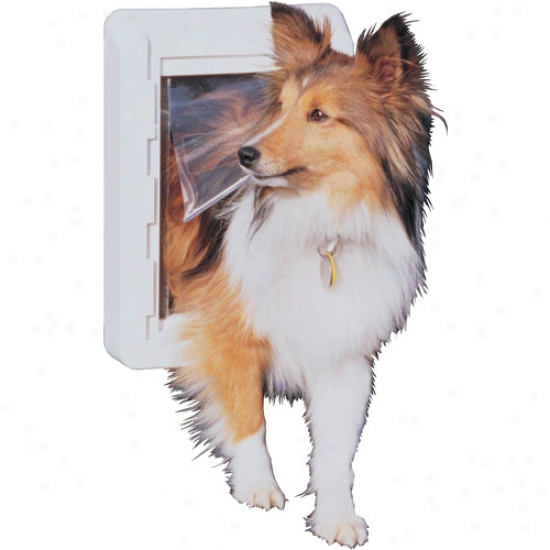 Ideal Ruff Weather Pet Door White, Small