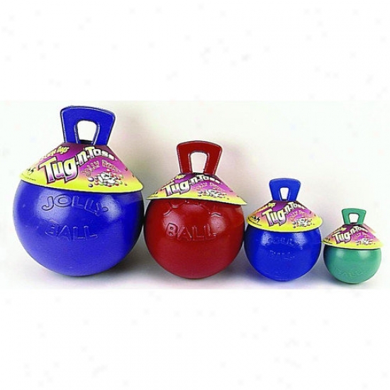 Jolly Pets Tug-n-toss Ball Dog Plaything