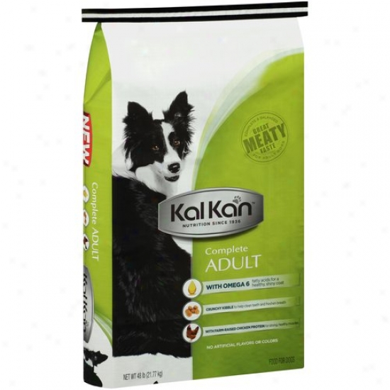 Kal Kan Complete Adult Dog Food, 40 Lb