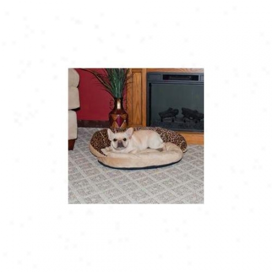 K&h 1855 Plush Bolster Sleeper Leopard Smalk