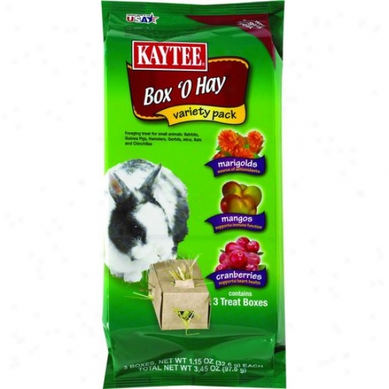 Kaytee 100505086 Box O Hay Value Pack