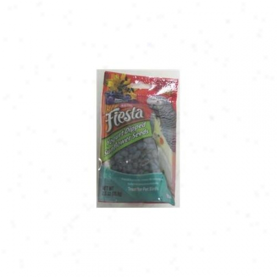 Kaytee Products Inc - Fiesta Yogurt Dipped Sunflower Seeds- Blueberry 2. 5 Ounce - 100502767