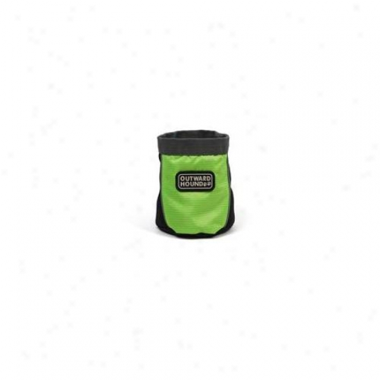 Kyjen 2537 14 X 11. 4 X 10. 2cm Green Outward Hound Treat N Dance Bag
