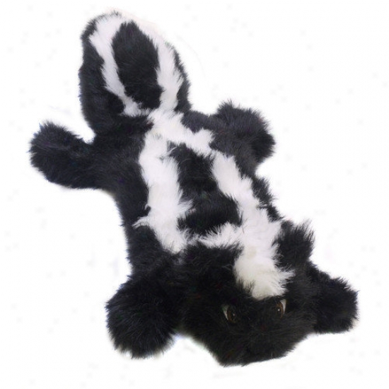 Kyjen Plush Puppies Squeaker Real Animal Lb Skunk Dog Toy