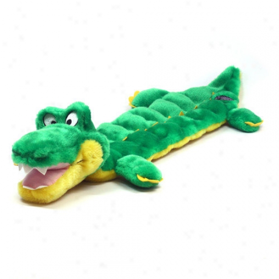 Kyjen Squeaker Mat Lb Gator Dog Toy