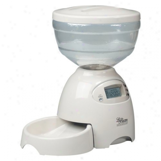 Le Bistro Programmable Feeder - White - 5 Lbs.